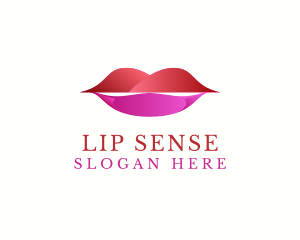 Beauty Cosmetic Lips logo design