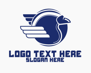 Fast Delivery - Fast Ball Wings logo design
