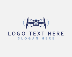 Aerial - Drone Videography Photographer logo design