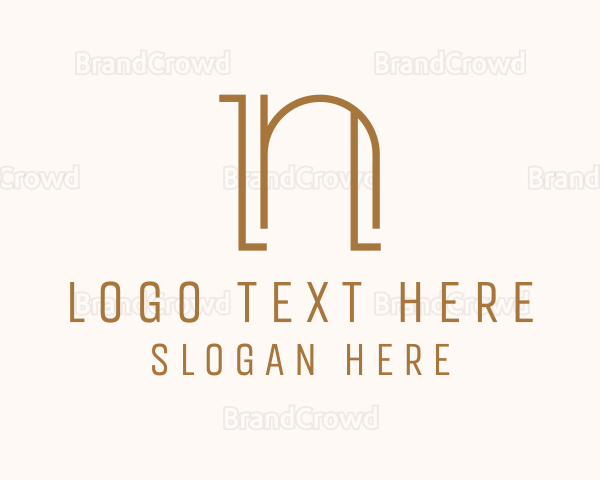 Elegant Letter N Jeweller Logo