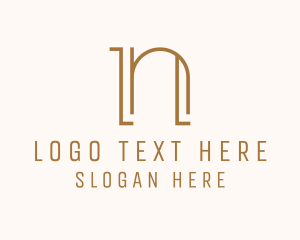 Jewelry Shop - Elegant Boutique Letter N logo design