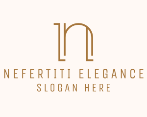 Elegant Boutique Letter N  logo design