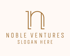 Elegant Boutique Letter N  logo design