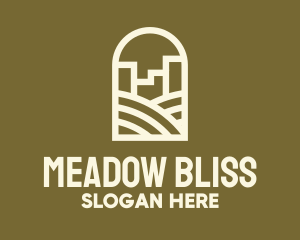 Meadow - Suburban Arch Golf Course logo design