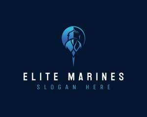 Marine Horseshoe Crab logo design