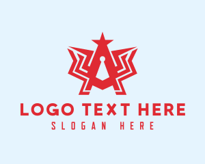 Generic - Creative Red Letter A logo design