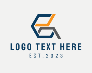 Modern Geometric Letter G logo design
