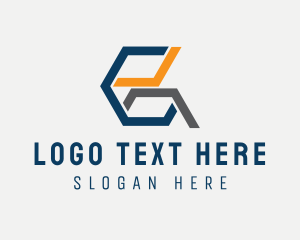 Modern Geometric Letter G Logo