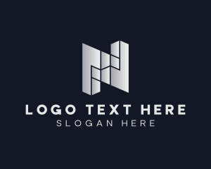 Leasing - Real Estate Letter N logo design