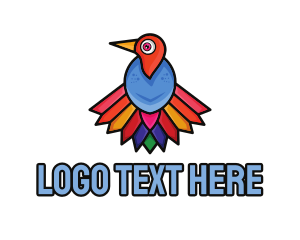 Vulture - Cute Colorful Vulture logo design