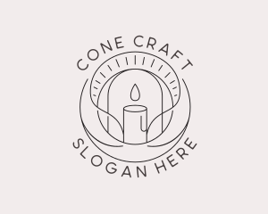 Wax Candle Decoration logo design