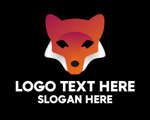 Mascot - Abstract Red Fox logo design