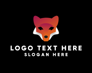 Wildlife Coyote Fox logo design