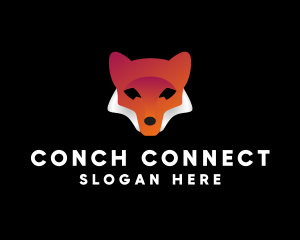 Wildlife Coyote Fox logo design