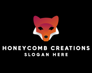 Wildlife Coyote Fox logo design