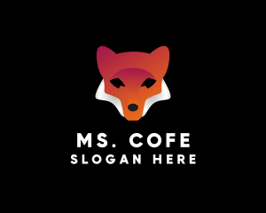 Wildlife Coyote Fox logo design