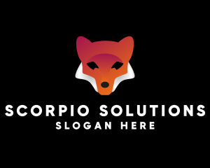 Wildlife Coyote Fox logo design