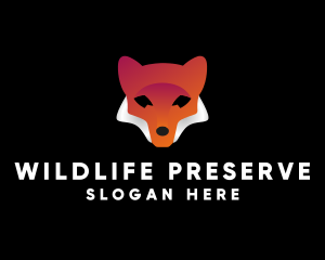 Wildlife Coyote Fox logo design