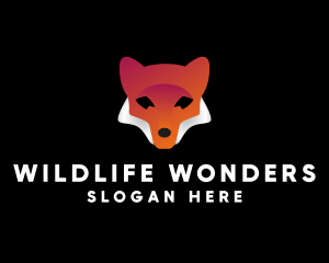 Wildlife Coyote Fox logo design