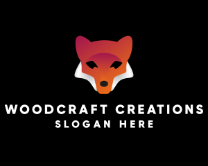 Wildlife Coyote Fox logo design