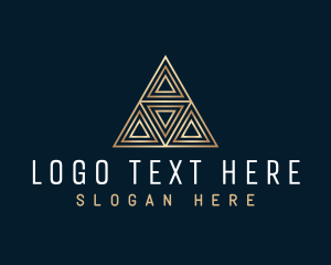 Triad - Luxury Triangle Pyramid logo design