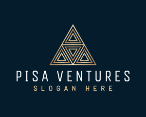 Luxury Triangle Pyramid logo design