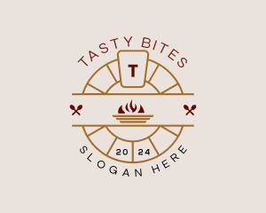 Flame Oven Restaurant logo design