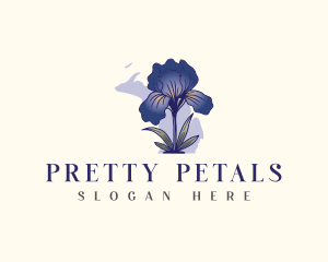 Michigan Lake Flower logo design