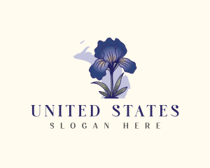 Michigan Lake Flower logo design