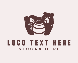 Wild - Wild Bear Barrel logo design