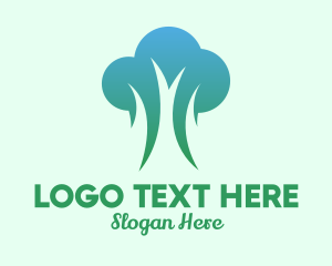 Fresh - Modern Fresh Tree logo design