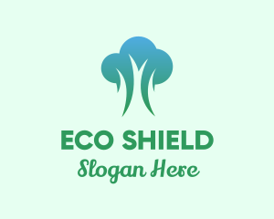 Nature Eco Tree logo design