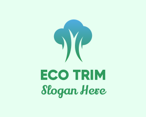 Nature Eco Tree logo design