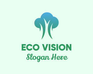 Nature Eco Tree logo design