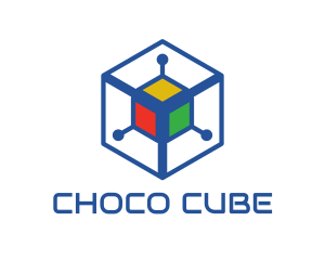 Generic Colorful Cyber Cube logo design