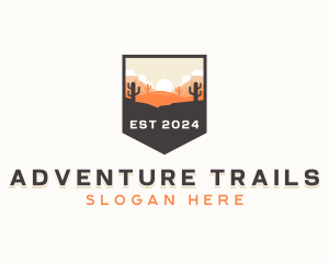 Cactus Desert Trekking  logo design