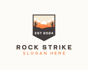 Cactus Desert Trekking  logo design