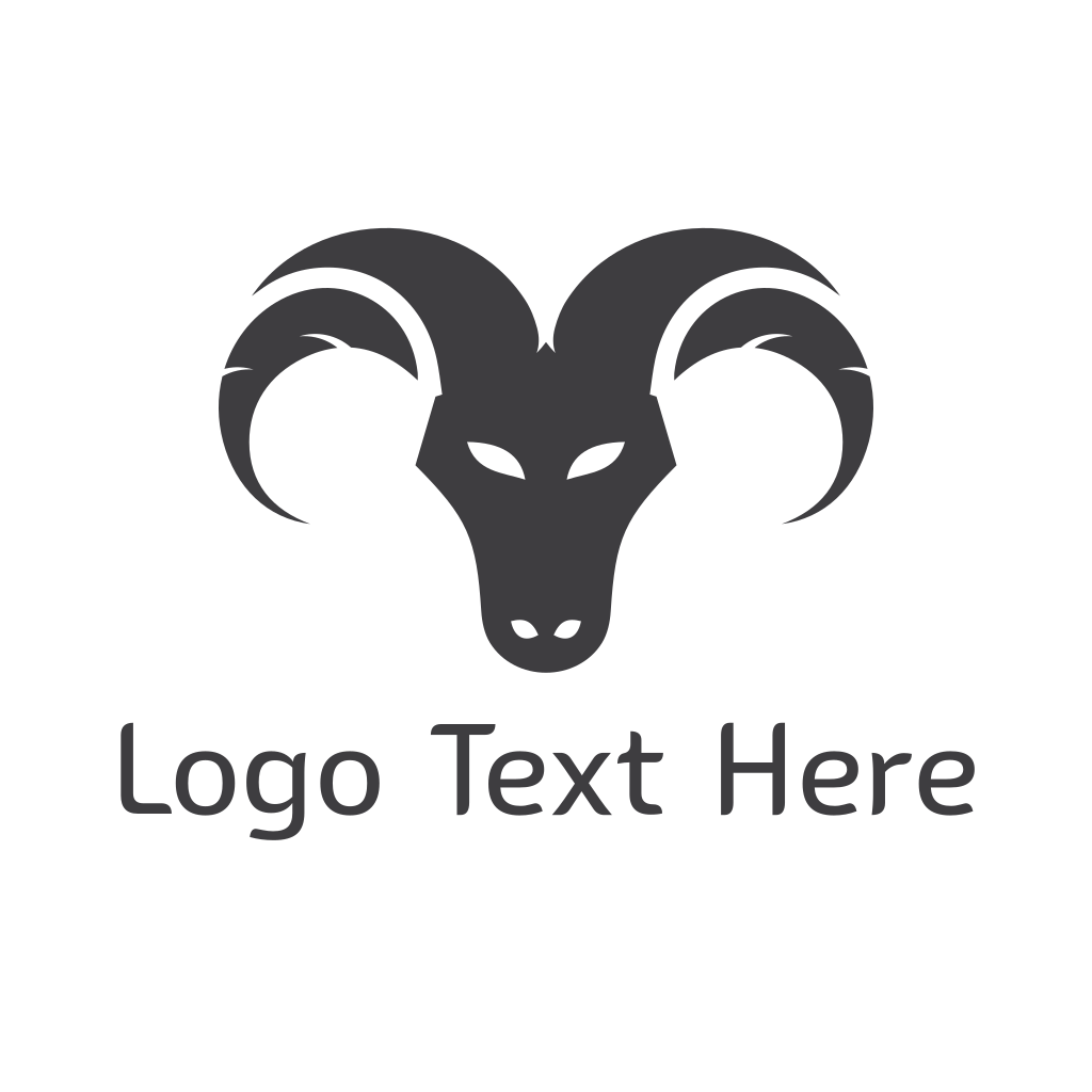 Black Ram Horns Logo | BrandCrowd Logo Maker | BrandCrowd | BrandCrowd