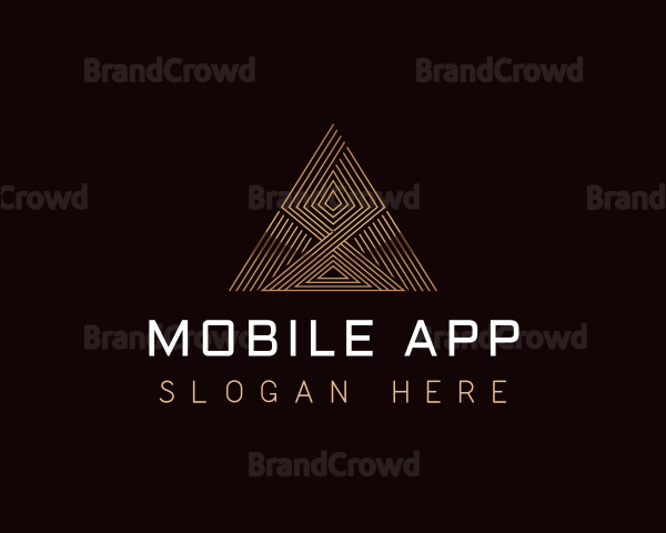 Premium Triangle Pyramid Logo
