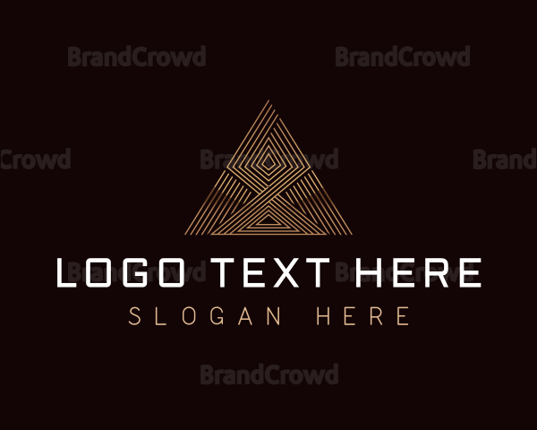 Premium Triangle Pyramid Logo