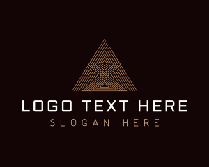 Premium - Premium Triangle Pyramid logo design