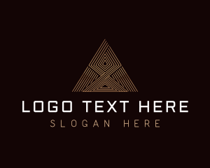 Expensive - Premium Triangle Pyramid logo design