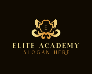 Academy - Regal Shield Academy logo design