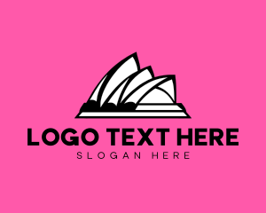 Pink Sydney Opera House Logo