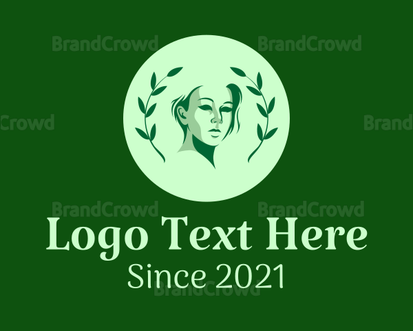 Green Leaf Lady Logo