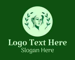 Green Leaf Lady  Logo