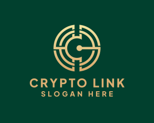 Altcoin - Gold Bitcoin Finance Letter G logo design