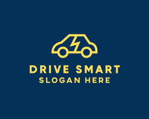 Smart Electric Car logo design