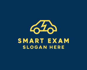 Smart Electric Car logo design