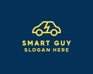 Smart Electric Car logo design